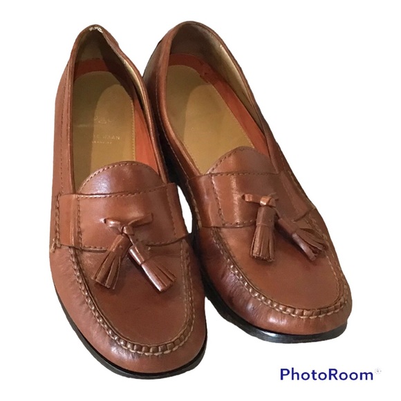 Cole Haan Other - Cole Haan Brown Leather Tassel Loafer Mens Size 8.5 Grandpa core Preppy